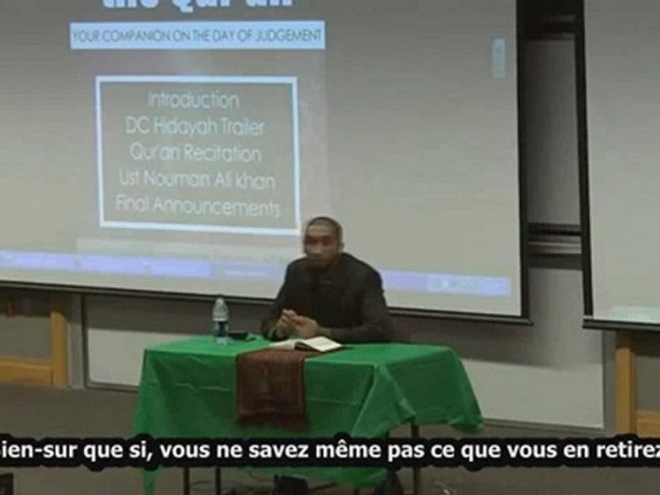 Le coran , notre compagnon 2/2 - Nouman Ali Khan