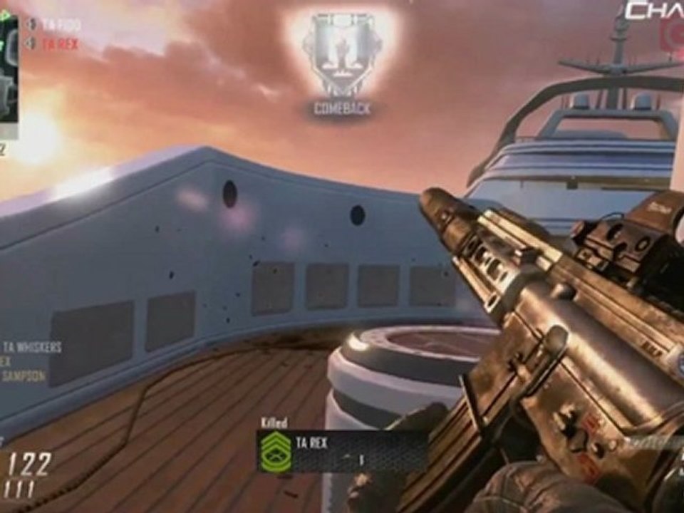 Black Ops 2: M27 and Crossbow Gameplay on Hijacked!