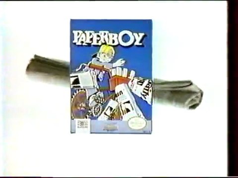 Publicité Paperboy Nintendo 1991