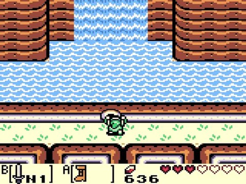 The legend of Zelda Link's Awakening DX 7 (La clef qui ouvre la cascade)