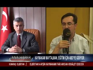 KAYMAKAM MAYTALMAN EĞİTİM İÇİN ABD’YE GİDİYOR