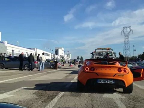 Lotus exige au circuit de Dijon 28 octobre 2012