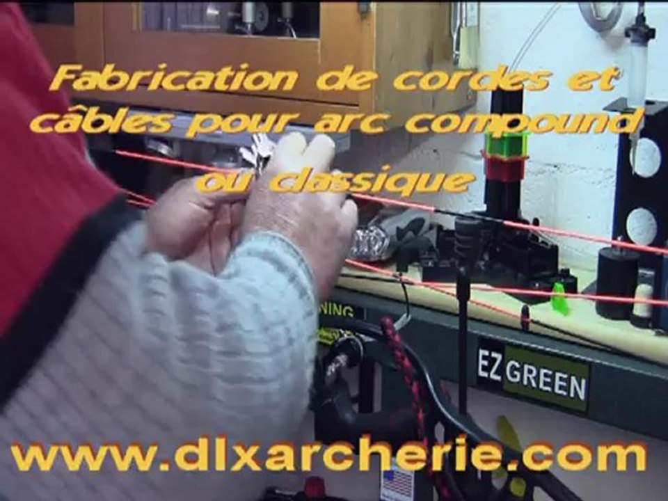 Fabrication de cordes d'arc