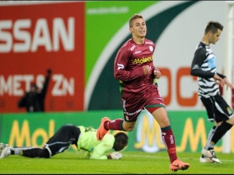 Le premier but de Thorgan Hazard en Belgique !