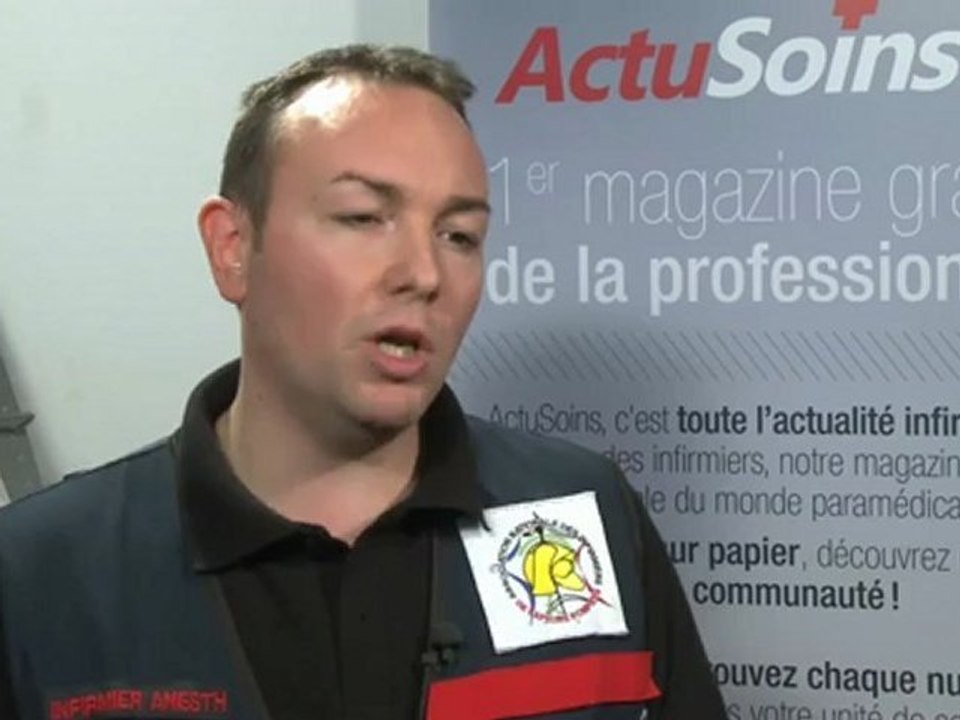 "3 minutes / 3 questions" : Franck PILORGET, vice-président de l'Association Nationale des Infirmiers Sapeurs Pompiers