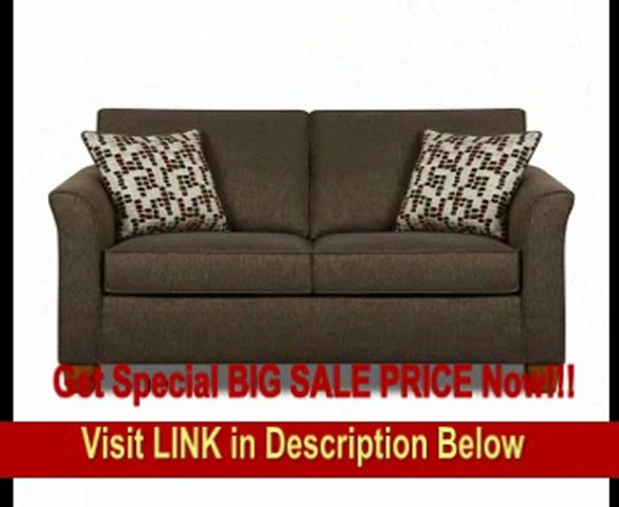 SPECIAL DISCOUNT Simmons Chenille Chocolate Fabric Full Size Sleeper