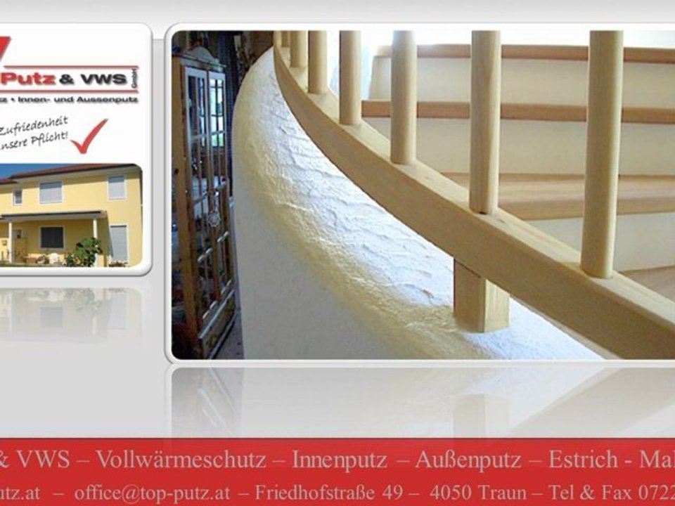 Innenputz - InnenVerputze - Verputzfirma Linz - OÖ