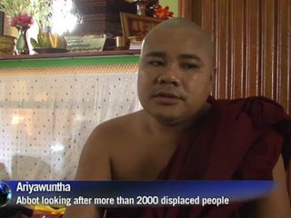 Fear, hunger stalk crowded Myanmar camps