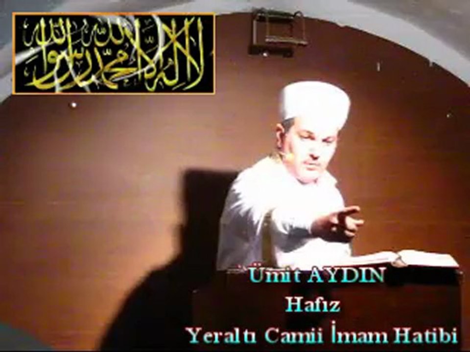 Yeraltı Camii İmam Hatibi / Hafız Ümit AYDIN