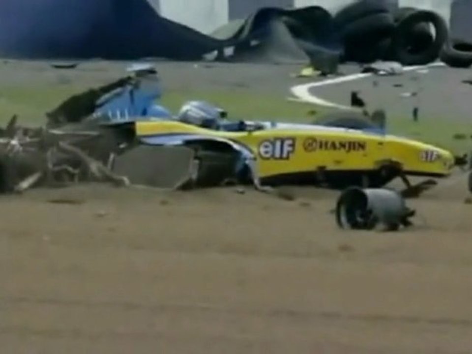 Trulli Crash in Great Britain 2004