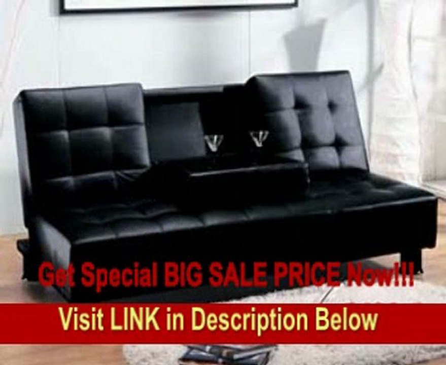 BEST BUY Acme Monticello Adjustable Sofa Set, Black Polyurethane Finish