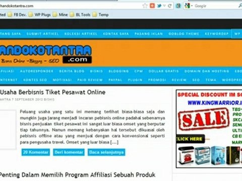 Tutorial WordPress: Cara Menginstall WordPress lewat cPanel (Fantastico)