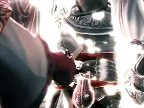 Ezio combat Rodriguo Borgia à la fin d'Assassin's Creed II