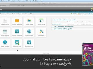Joomla! 2.5 : Le blog d'une catégorie