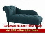 Skyline Furniture Tufted Fainting Sofa, Velvet Peacock FOR SALE