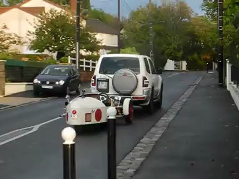 JZR tracté avec un Tow Bar