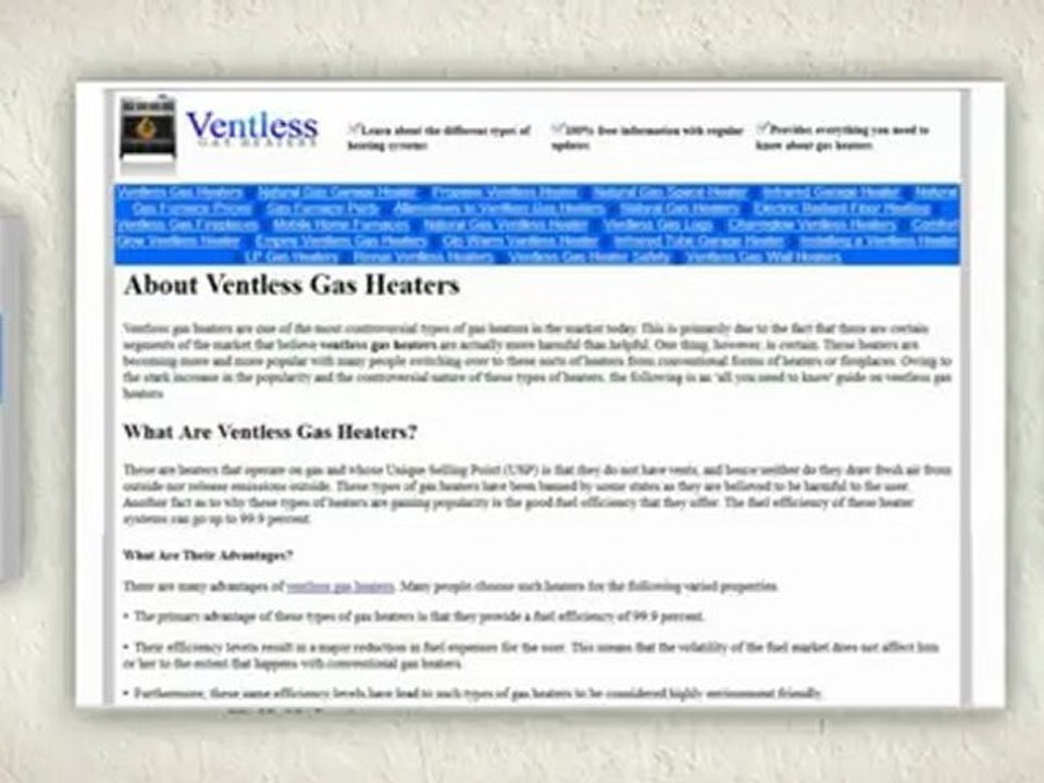 small gas-room heaters