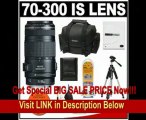 Canon EF 70-300mm f/4-5.6 IS USM AF Lens   Canon 2400 Case   Tripod   Accessory Kit for EOS 60D, 7D, 5D Mark II III, Rebel T3, T3i, T4i Digital SLR Cameras