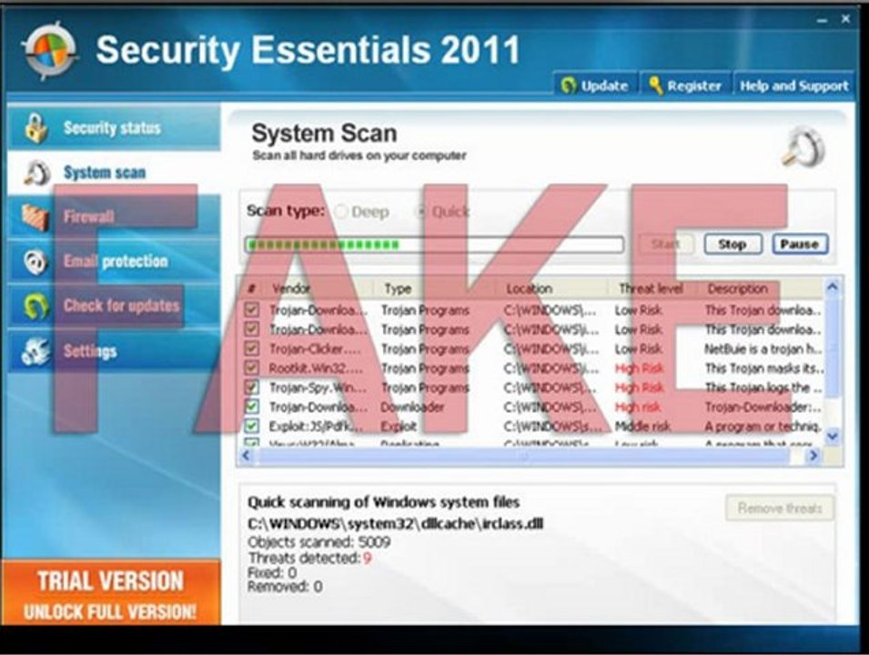 Uninstall Operating Memory Win32/Olmarik.TDL4 from PC