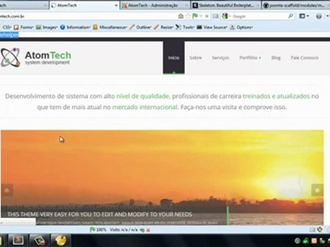Projeto AtomTech no CMS Joomla! - 07 Criando Modulo de Mensagem