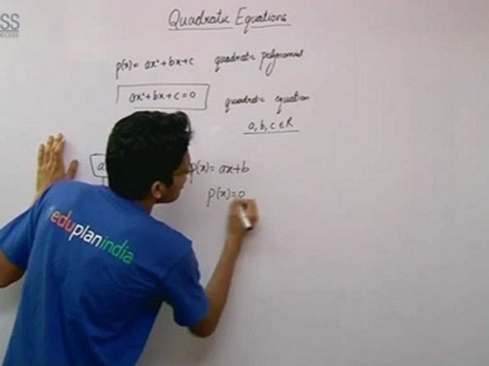 Quadratic Equations and Inequalities - IIT JEE Mains & Advanced [PLANCESS]
