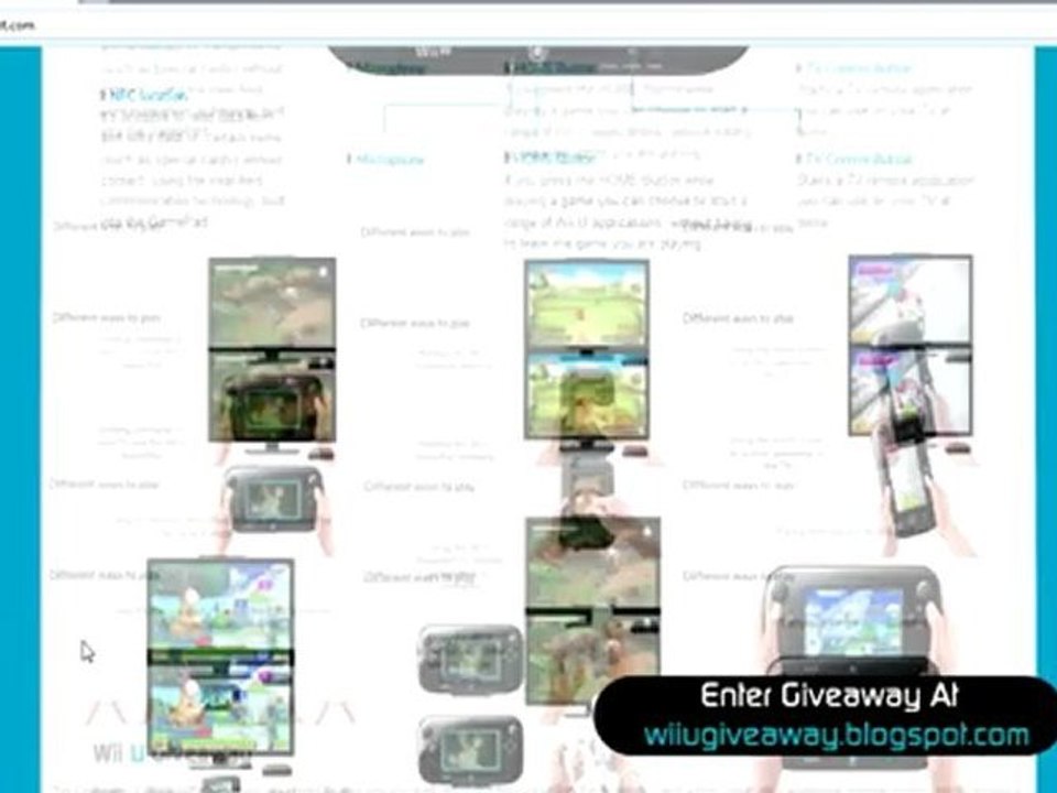 Nintendo Wii U 32GB Giveaway Contest