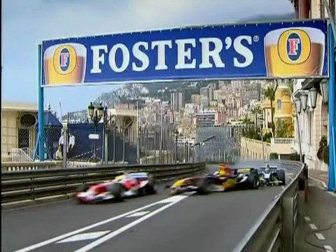 Villeneuve,Coulthard and R.Schumacher Crash in Monaco 2005