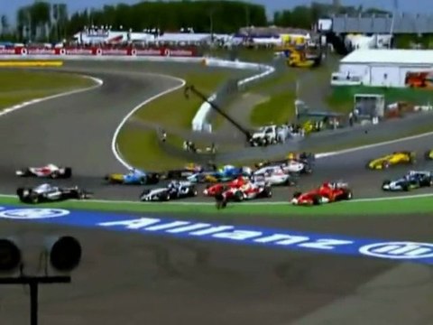 Formula 1 Nurburgring Crash Start 2005