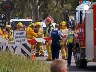 Train and truck in fatal collision in Australia