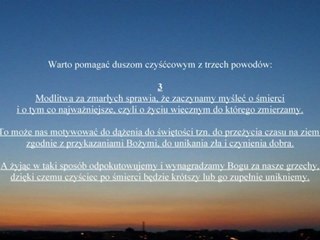 Mp3: Opłaca się pomagać duszom czyśćcowym z trzech powodów