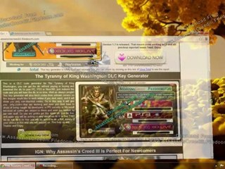Download Assassin’s Creed 3 Tyranny of King Washington DLC PS3 Redeem Codes