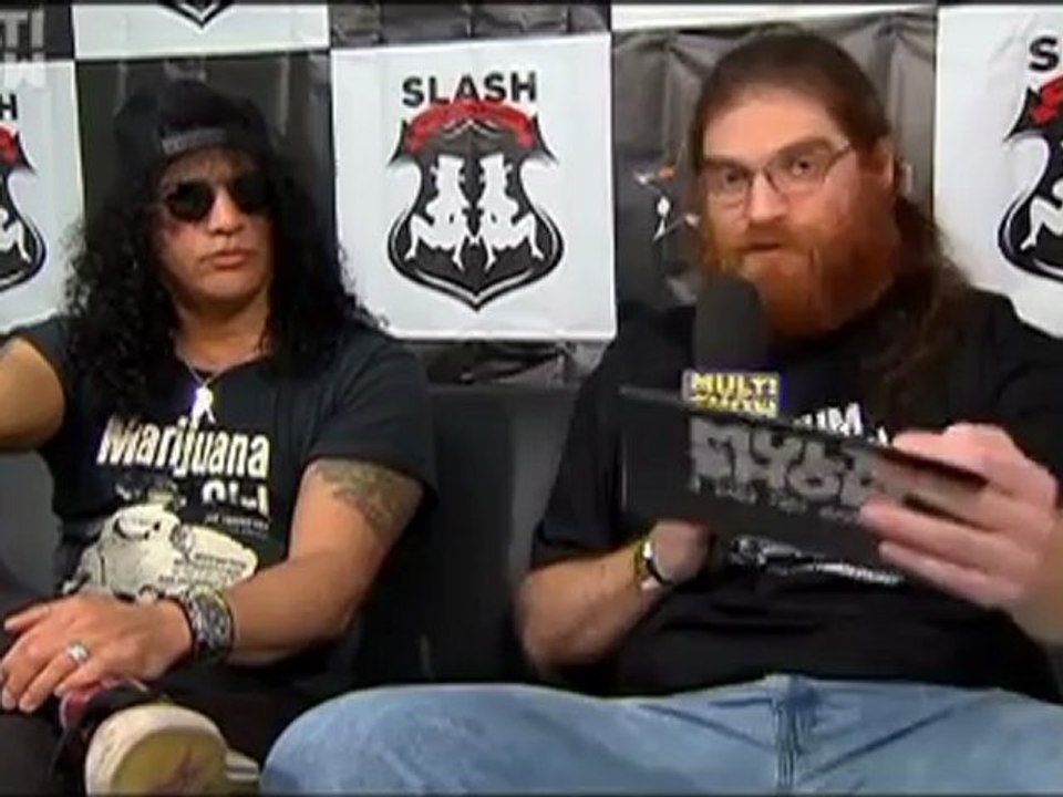 slash interview before Rio gig 02/11/2012