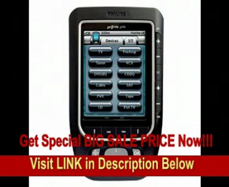 Philips TSU7500 Color Pronto Remote Control