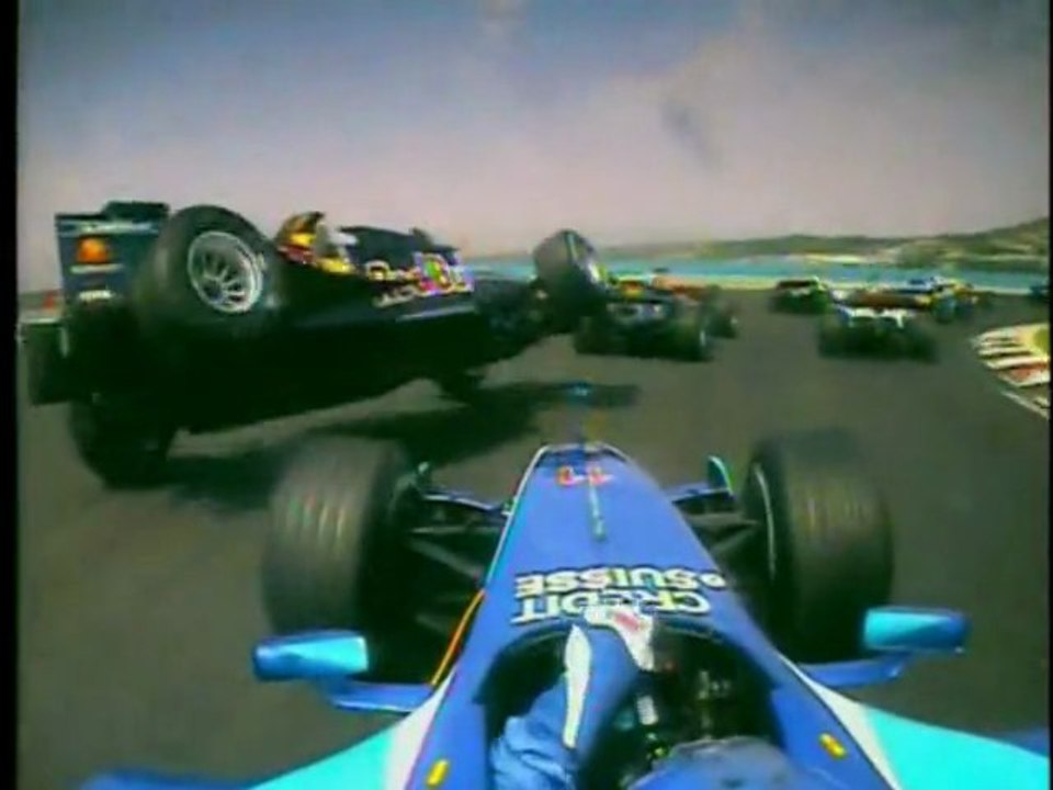 Formula 1 Hungary 2005 Crash Start