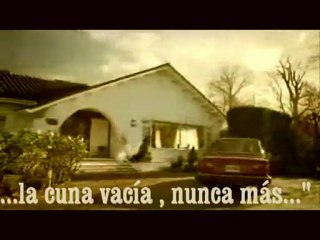 La cuna vacia nunca mas...