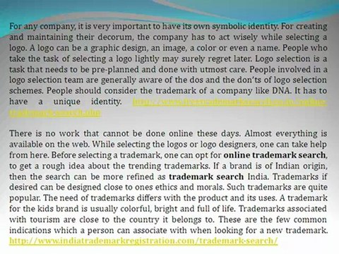 Few Simple Steps to Trademark Search and Registration