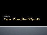 Canon PowerShot SX50 HS Review