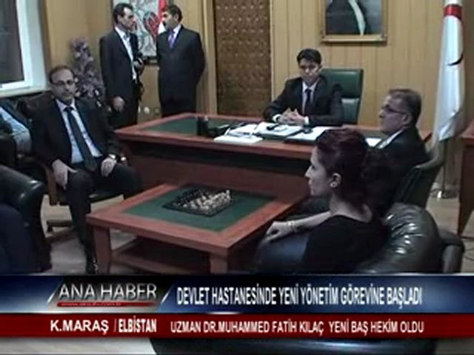 DEVLET HASTANESİNDE YENİ YÖNETİM GÖREVİNE BAŞLADI.