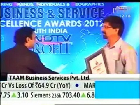 TAAM Received Big Research BUSINESS & SERVICE EXCELLENCE AWARDS 2012