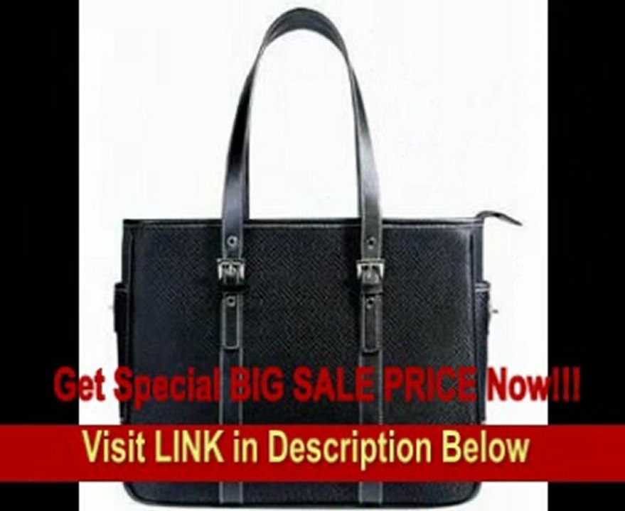 Soleil Laurel 14IN Black Case Ladies Designer Laptop Bag Radian