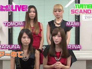 SCANDAL@Happy Music Live 2012