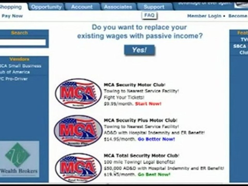 MOTOR CLUB OF AMERICA MCA SCAM LIFESTYLE WORK AT HOME MOTOR CLUB OF AMERICA MCA WORK FROM HOME SCAM LIFESTYLE