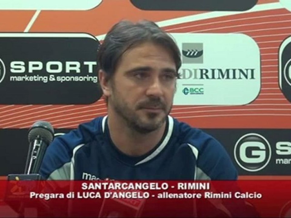 Icaro Sport. Santarcangelo-Rimini, la vigilia di Luca D'Angelo