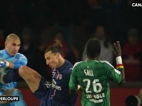 L'expulsion de Zlatan Ibrahimovic face à l'ASSE 20121103