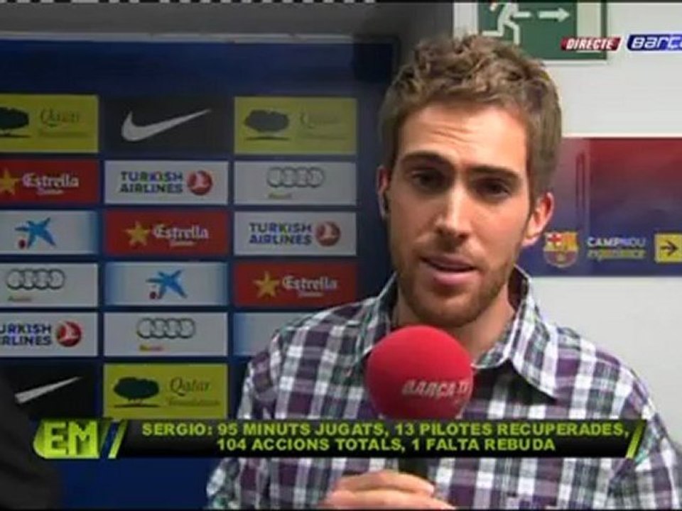entrevista busquets post partit