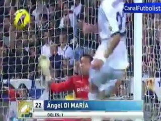 Goles de Higuin y Di Maria Real Madrid vs Zaragoza 03-11-2012