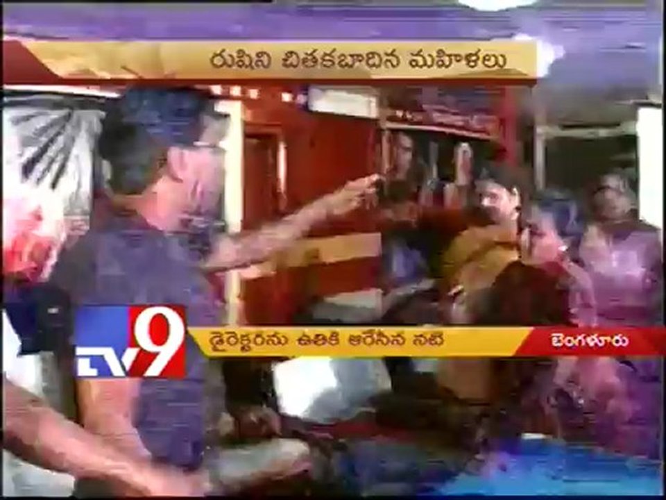 Kannada actress attacks on director