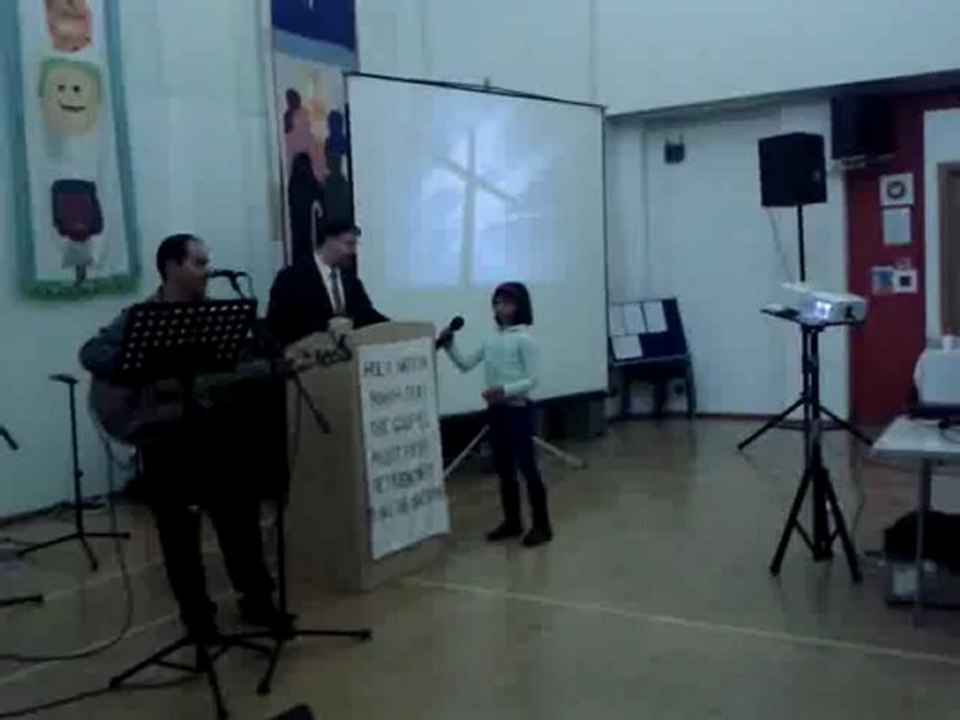 9 year old Tricia prophesying