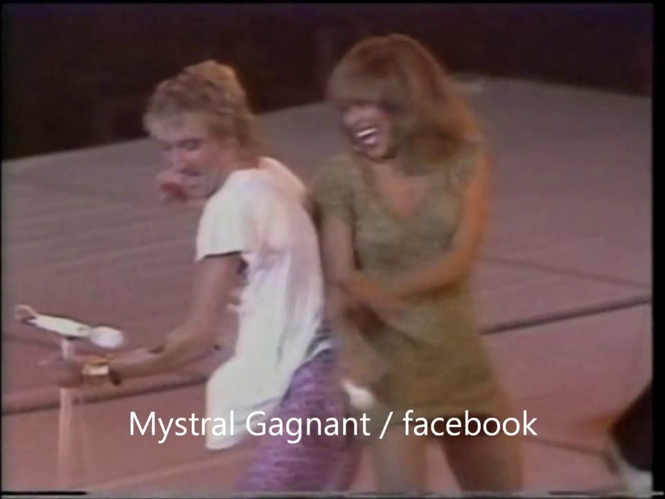 08 get back Rod STEWART Tina TURNER live Los Angeles 1981 [HD]