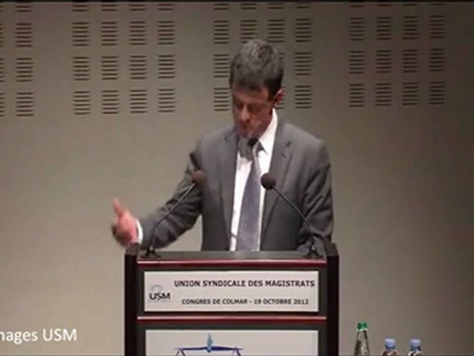 Manuel Valls - 38ème congrès de l'USM